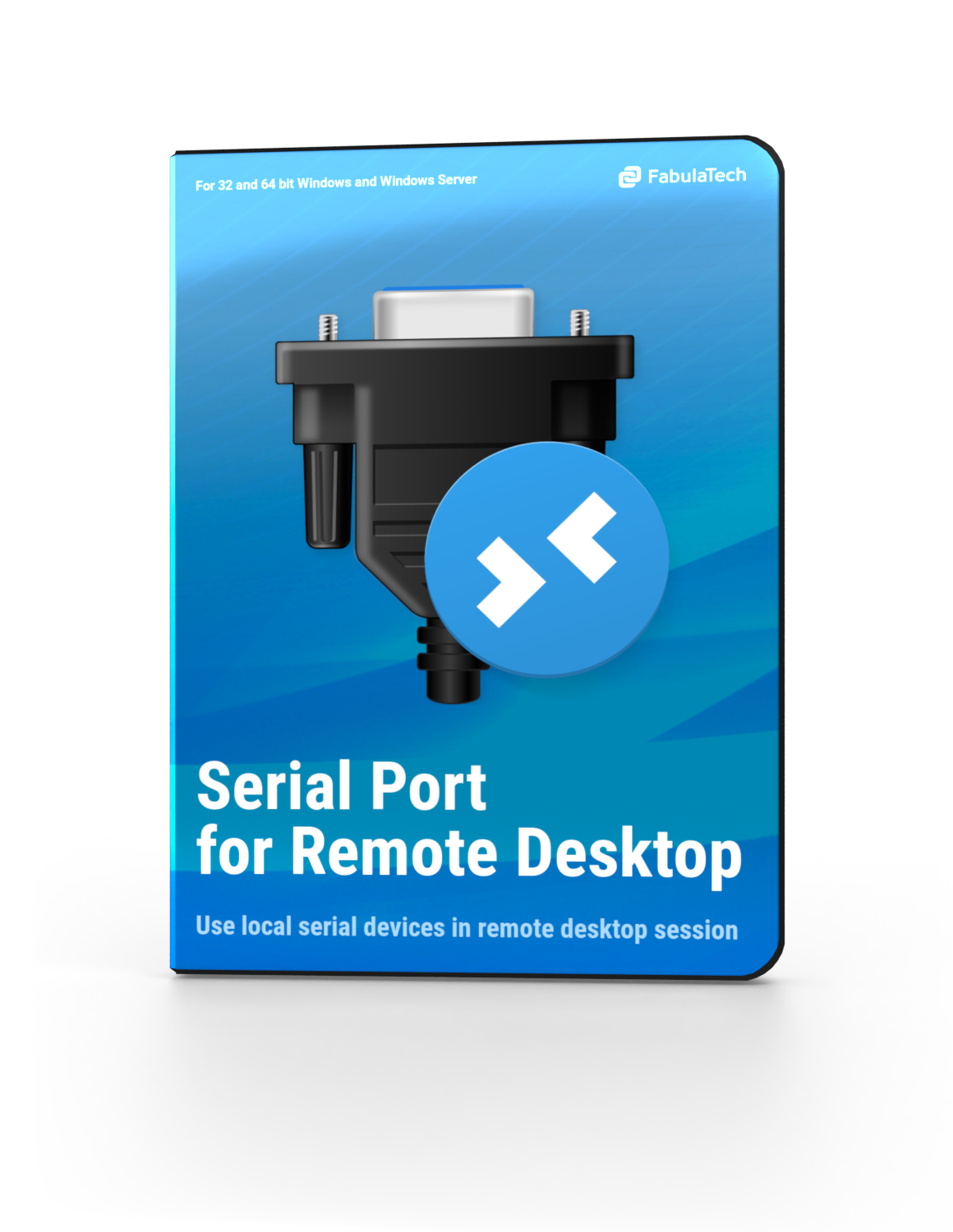 Serial Port for Remote Desktop box, printable (png 1160x1500)
