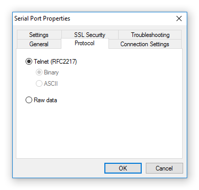 Serial Port Redirector - Protocol