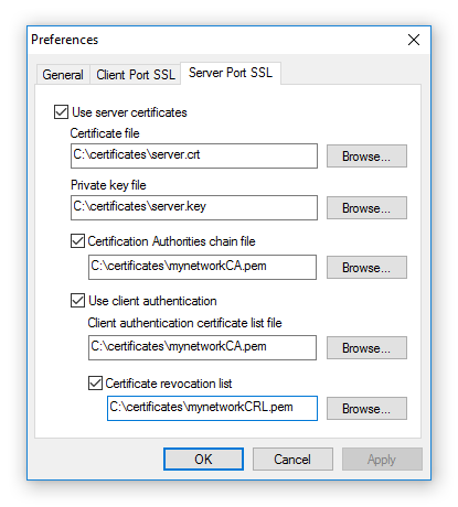 Serial Port Redirector - Server Port SSL